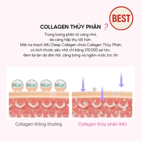 Mặt Nạ Thạch Collagen iMU Deep Jelly Pack 34g - Dưỡng Ẩm, Chống Lão Hóa, Làm Sáng Da, Xuất xứ Hàn Quốc - Hộp 4 Miếng