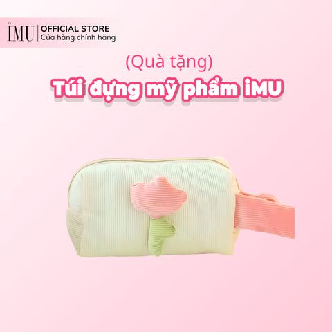 Túi Đựng Mỹ Phẩm Cao Cấp iMU Nhỏ Gọn Tiện Lợi - Quà Tặng Hàn Quốc Hỗ Trợ Chăm Sóc Da Chống Lão Hóa