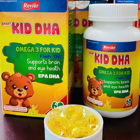 Omega 3 cho trẻ Smart Kid DHA Rovier New Zealand 60 viên