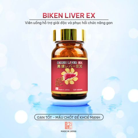 BIKEN LIVER EX - Viên Uống Bổ Gan, Giải Độc Gan Từ Nhật Bản