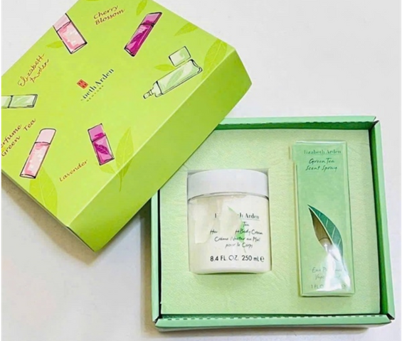 Set Elizabeth - Nước Hoa 30ml và Kem Dưỡng Thể 250ml, Hương Thơm Quyến Rũ và Dưỡng Ẩm Mềm Mại cho Da