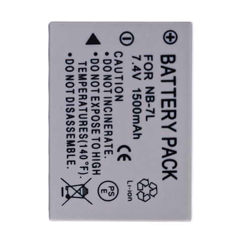 Pin máy ảnh Canon NB-7L (NB7L) - Phụ kiện cho Canon Powershot G10, G11, G12, SX30IS, PC1305, hiệu suất cao, đáng tin cậy