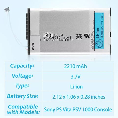 Pin Thay Thế PS Vita 1000 Mới 100%, Chất Lượng Cao, Bảo Hành 3 Tháng, Giao Hàng Toàn Quốc, COD Nhận Hàng Kiểm Tra