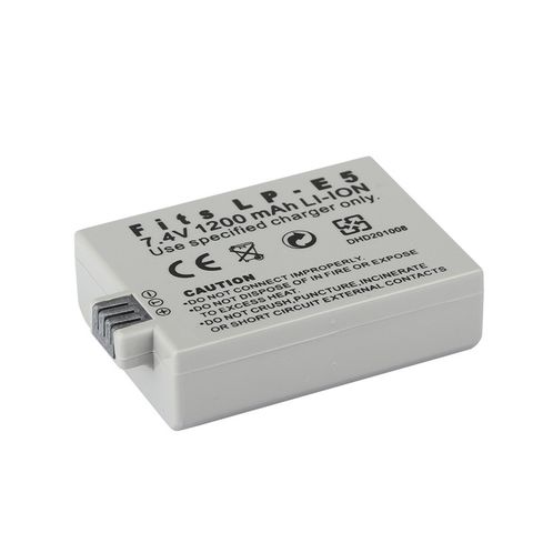 Pin Máy Ảnh Canon LP-E5 7.4V - Phụ Kiện Nhiếp Ảnh Tương Thích Canon EOS 1000D, 500D, 450D, Kiss X3, Rebel X
