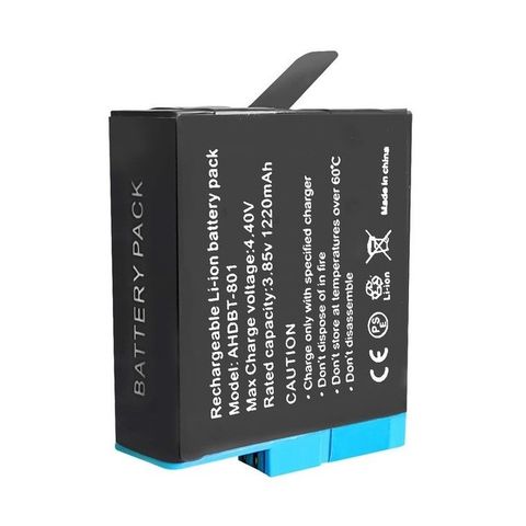 Pin Dự Phòng GoPro 8/7/6/5 1220mAh - Thay Thế Cho Camera Hành Động GoPro, Bền Bỉ và Hiệu Suất Cao, Phụ Kiện Quay Phim Chất Lượng