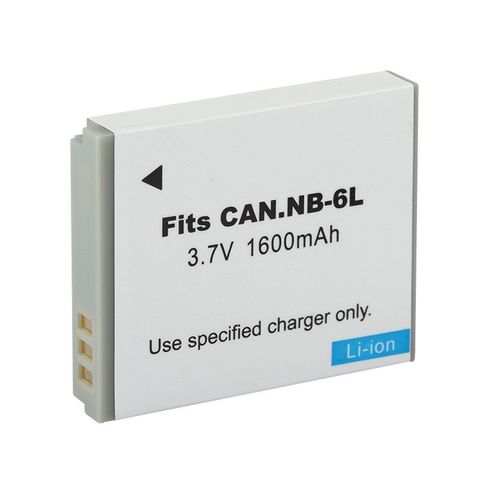 Pin Máy Ảnh Canon NB-6L 3.7V 1600mAh - Thay Thế Dùng Cho Canon PowerShot D10, D20, ELPH 500, S90, SD1200, SD1300