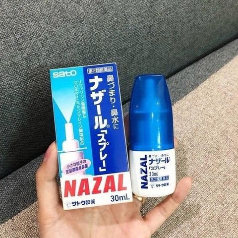 Xịt Mũi Viêm Xoang Nazal Nội Địa Nhật Bản 30ml - Giải Pháp Thông Thoáng Cơ Thể, Hỗ Trợ Hô Hấp, Giảm Tắc Nghẽn và Dị Ứng