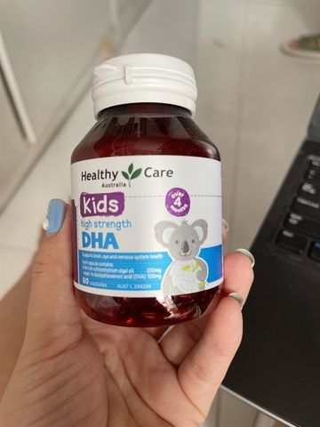 Viên Uống Bổ Sung DHA Cho Bé Healthy Care - Bổ Não, Tăng Cường Trí Nhớ, Hỗ Trợ Phát Triển Trí Tuệ, Hộp 60 Viên, Xuất Xứ Úc