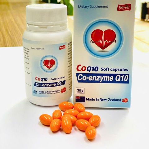 Bổ tim CoQ10 Soft Capsules Rovier New Zealand 30 viên