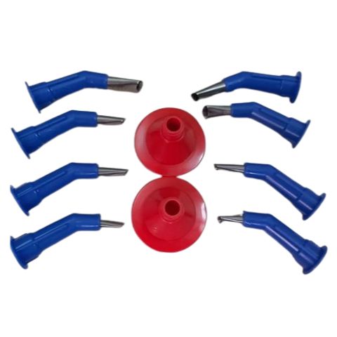Bộ Vòi Bơm Keo Silicon 10 Chi Tiết - Vòi Inox và Nhựa Chống Mài Mòn, Tiện Lợi Lắp Đặt Dụng Cụ Nghề Nghiệp