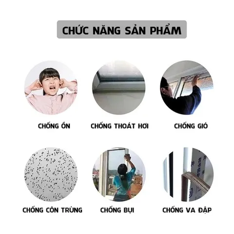 Ron Gioăng Sợi Chữ T Cây Thông Cao Su Nhét Chèn Làm Kín Khít Khe Hở Khung Cửa Gỗ [BÁN THEO MÉT]