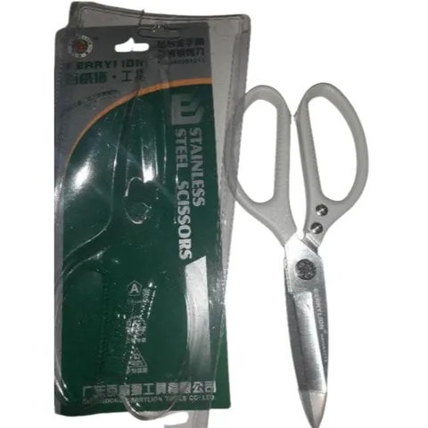 Kéo Cắt BERRYLION Cao Cấp Inox304 Cán Xám, Dài 230mm, Đa Năng Cắt Gà và Thực Phẩm - Thiết Kế Sắc Bén, Chất Lượng Đài Loan