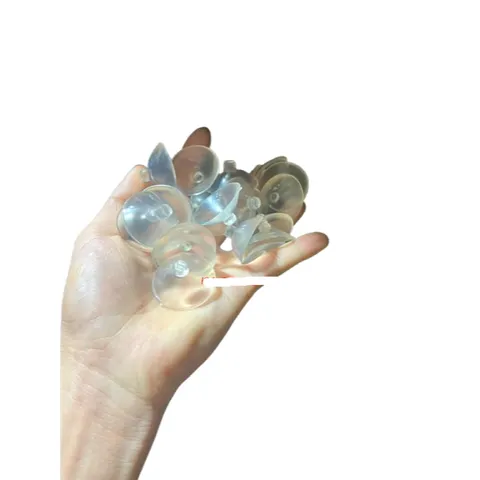 Nút hít kính | miếng nhựa | núm nhựa cao su hít kính kê mặt bàn giá cho 1 cái
