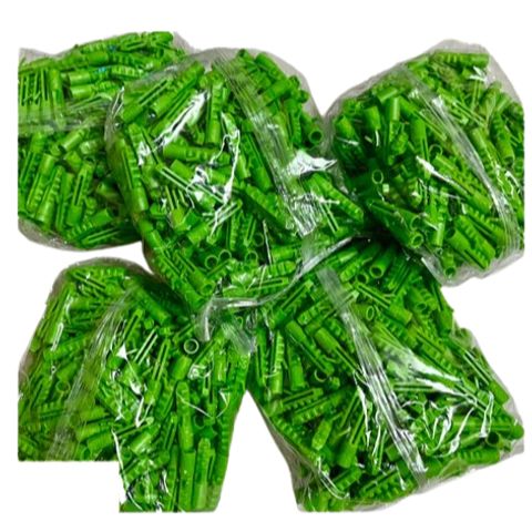 Tắc Kê Nhựa Xanh Lá 6li - Bịch 100 Cái, Ứng Dụng Lắp Khung Cửa, Bản Lề, Vách Ngăn và Nội Thất