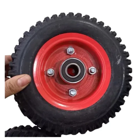 [HOẢ TỐC] Bánh Xe Đẩy Hàng Cao Su Đặc Đường Kính 20cm Loại Tốt