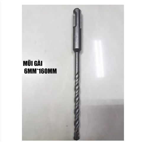 BỘ 6 Mũi Khoan Gài 6,8,10,12,14,16MM Đầu Gài Tự Động SSD Cho Máy Khoan Bê Tông 3 Chức Năng, Mũi Khoan Tường