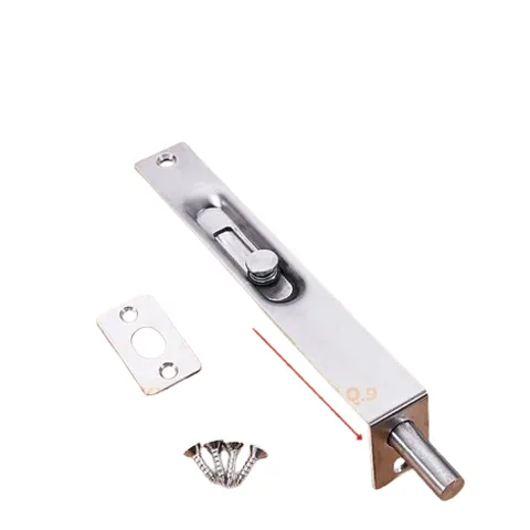 Chốt Âm Inox Vickini 46220 Dài 150mm - Phụ Kiện Cửa Gỗ, Cửa Nhựa, Bảo Hành 12 Tháng