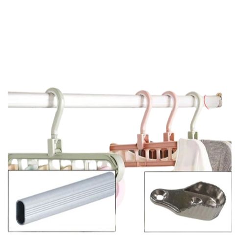 1 Lốc Pat (Bas) Đỡ Thanh Treo Quần Áo - Hợp Kim Nhôm Cao Cấp - Phụ Kiện Đời Sống - 24 cái