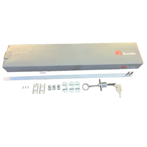 Khóa Tủ 3 Ngăn Ivan Hợp Kim Kẽm Crom Bóng 500mm - An Toàn Cho Gia Đình và Văn Phòng
