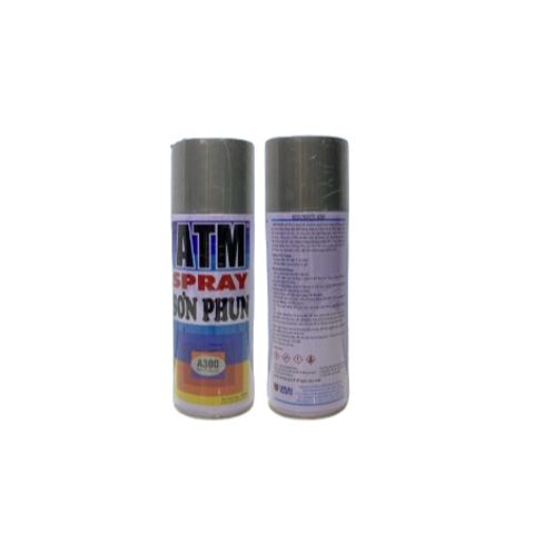 Sơn Xịt Bạc ATM A300 - Hỗn Hợp Nhựa NC & Acrylie Lacquer, Sơn Nhanh Khô, Bóng Cao, Bảo Vệ Nội Thất, Thiết Bị Điện & Nhựa