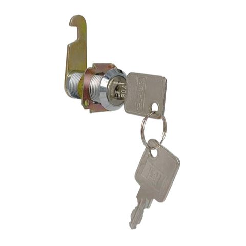 Khóa Tủ Cốp Chìa Vuông HAMMERED 103-30-3F - Hợp Kim Mạ Chrome cho Ngăn Kéo và Đồ Nội Thất