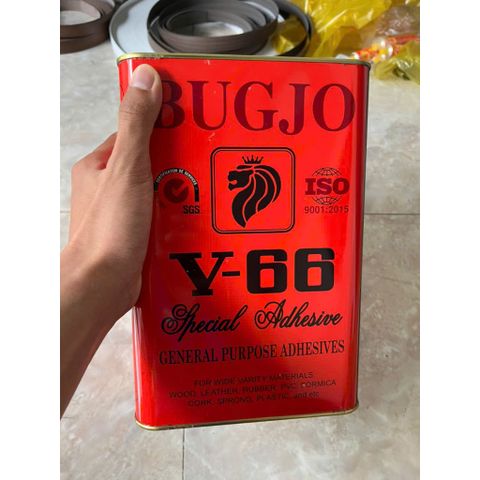 Keo Dán Đa Năng Con Chó V66 3,5L - Keo Siêu Dính Đặc Biệt Duy Trì Độ Kết Dính Cao, Chịu Nước Tốt Cho Gỗ, Da, Cao Su