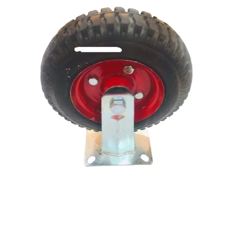 Bánh xe cao su đặc 155x47mm loại có đế xoay và có đế cố định (bán lẻ 1 cái)