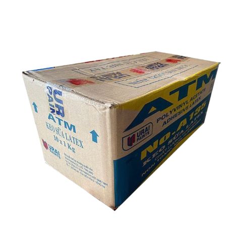 Keo Sữa Latex ATM A-135 - Thùng 10 Bịch 1KG Dán Giấy Tường, Thùng Giấy, Gỗ Ép, Thảm Nhựa Chất Lượng Cao