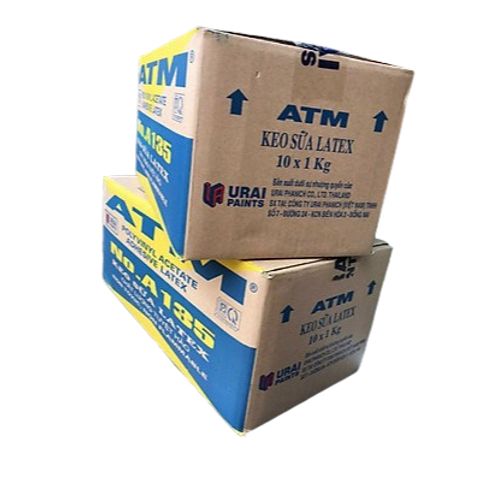Keo Sữa Latex ATM A-135 - Thùng 10 Bịch 1KG Dán Giấy Tường, Thùng Giấy, Gỗ Ép, Thảm Nhựa Chất Lượng Cao