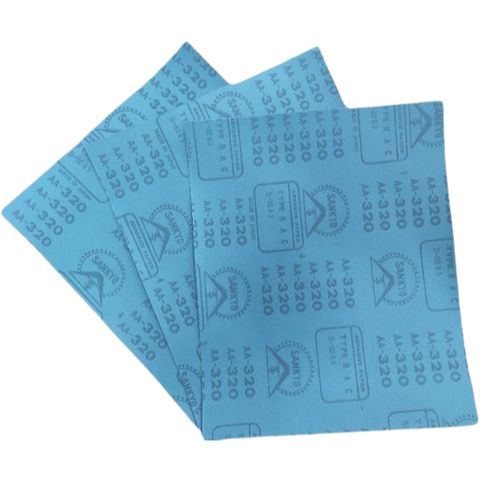 Giấy nhám nhật Sankyo ,ABRASIVE PAPER, Sand paper (Xanh) ( 1 tờ)