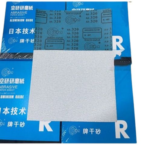 Giấy nhám nhật Sankyo ,ABRASIVE PAPER, Sand paper (Xanh) ( 1 tờ)