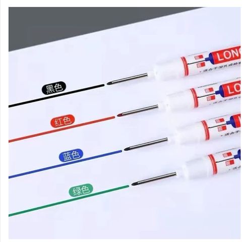 Cây viết lấy mẫu cố định ngòi dài Bút freehand tattoo - bút định hình vẽ lên da - bút dạ vẽ trên da nhiều màu độ bám nét