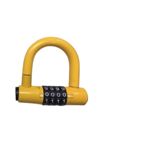 Ổ Khóa Số LOCK.S Hình chữ U,Chống Trộm Càng Dài 25mm 4 Số Dạ Quang Cao Cấp-Hàng Taiwan chính hãng-Bảo Hành 12 Tháng