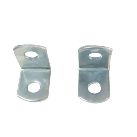 Bịch 100 cái Ke Góc Vuông Sắt Pát 2 Lỗ 16x16mm Màu Trắng - Dụng Cụ Kết Nối Ván Giá Rẻ, Thép Chất Lượng Cao