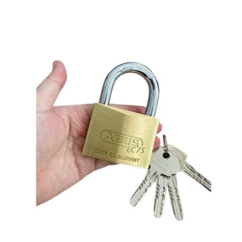 Khóa Treo Đồng ABUS 75/60mm Chống Cắt - Bộ 4 Chìa Vi Tính Cao Cấp - Ổ Khóa An Toàn Nhập Khẩu Đức