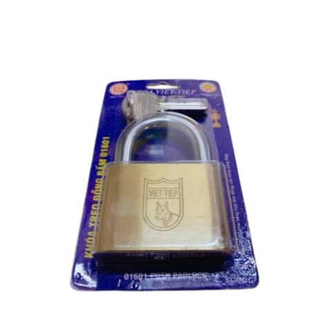 Ổ Khóa Treo Bằng Đồng Việt Tiệp 01601 - Khóa Cỡ Lớn 6cm Không Cần Chìa Khóa - Bảo Hành 12 Tháng