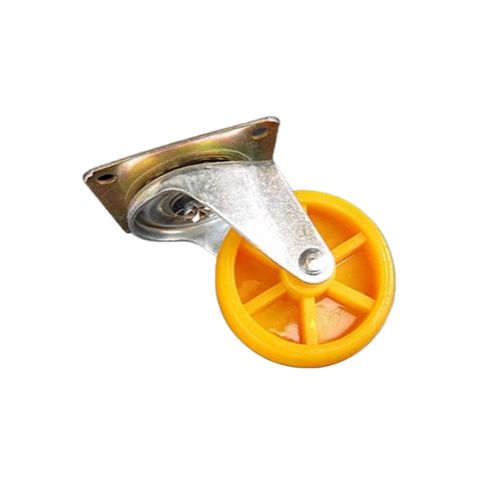 Bánh xe vàng nghệ 3cm, 4cm, 5cm, 6cm, 7cm, 8cm, 10cm - 2 Vòng Không Khóa - Có Khóa