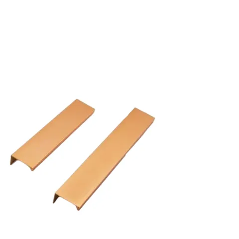 Tay nắm chữ L - Tay nắm tủ âm - Tay nắm dạn thanh cao cấp [ vàng ] mã L09