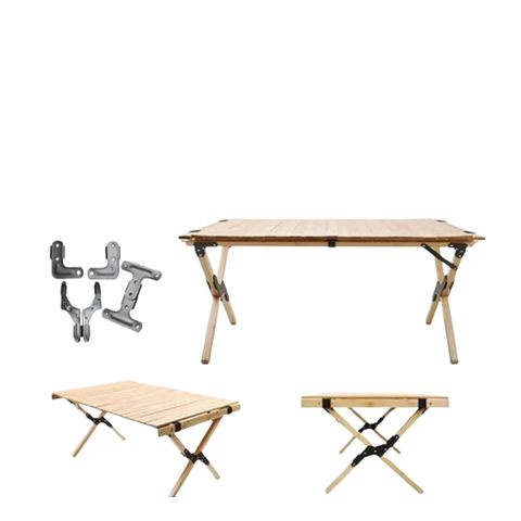 Pat (Bas) - Phụ Kiện Xếp Gọn Cho Bàn Ghế Xếp – Dùng Cho Bàn 2 Chân - Bàn 3 Chân - Tặng Vít Đi Kèm