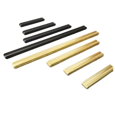 Tay nắm B1025 màu đen cửa tủ ngăn kéo tay nắm tủ bếp hợp kim nhôm hình chữ I màu đen chất lượng cao