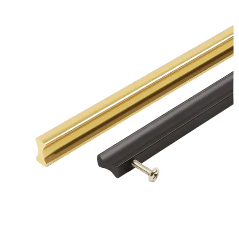 Tay nắm B1025 màu đen cửa tủ ngăn kéo tay nắm tủ bếp hợp kim nhôm hình chữ I màu đen chất lượng cao
