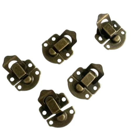 Bịch 10 Khóa móc gài then cửa bàn cờ cổ - Khóa hộp gỗ mini - Hàng có sẵn, giá rẻ