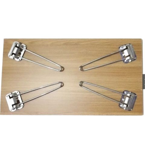 Bộ 4 Chân Bàn Xếp Gọn Xi Trắng 28cm - Dễ Dàng Lắp Ráp, Chắc Chắn Cho Bàn Học, Bàn Ăn, Bàn Vi Tính