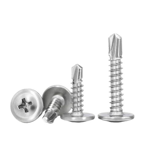 Vít tự khoan đầu dù, đầu bằng inox 410 [ BÁN LẺ]