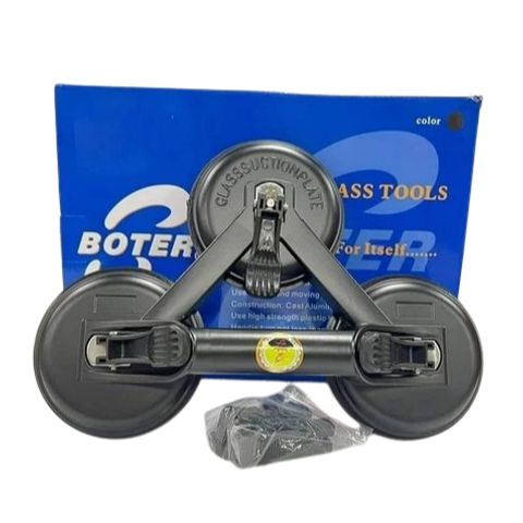 Hít kính 2 chấu / 3 chấu hiệu BOTER cao cấp bản to 12,5cm nâng 210kg tay cầm chống trượt