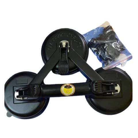 Hít kính 2 chấu / 3 chấu hiệu BOTER cao cấp bản to 12,5cm nâng 210kg tay cầm chống trượt