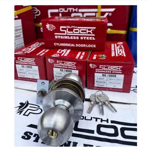 Khóa tròn Slock 19909 cò dài cò ngắn, khóa tay tròn Slock hộp đỏ