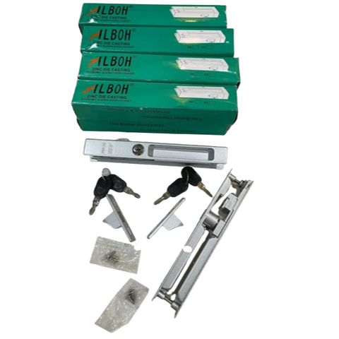 Khóa cửa lùa ALBOH cửa lùa đi nhôm cho các loại cửa nội thất