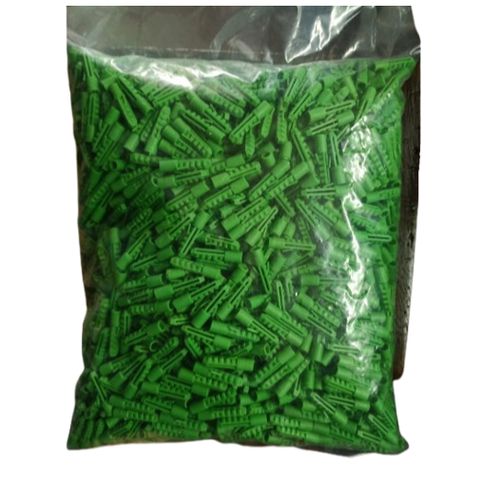 Tắc Kê Râu Nhựa Xanh Hưng Thịnh - 1 Bịt 1kg (Khoảng 1800 Cái) Dùng Mũi Khoan 6li - Sản Phẩm Chất Lượng Cao Cho Thợ Sửa Chữa