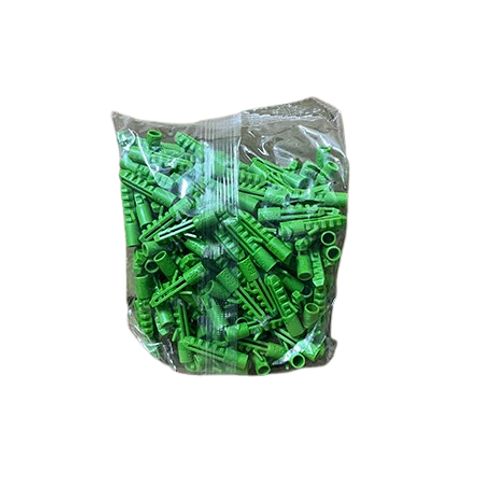 Tắc Kê Râu Nhựa Xanh Hưng Thịnh - 1 Bịt 1kg (Khoảng 1800 Cái) Dùng Mũi Khoan 6li - Sản Phẩm Chất Lượng Cao Cho Thợ Sửa Chữa